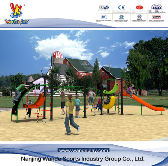 Parc d'attractions de Wandeplay équipement d'escalade pour enfants en plein air avec Wd-Sw0122