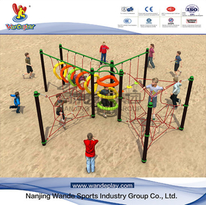 Parc d'attractions de Wandeplay équipement d'escalade pour enfants en plein air avec Wd-Sw0209