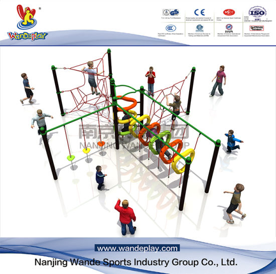 Parc d'attractions de Wandeplay équipement d'escalade pour enfants en plein air avec Wd-Sw0209
