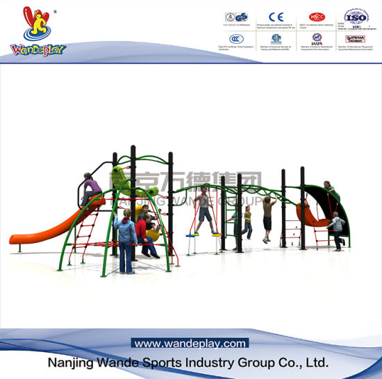 Parc d'attractions de Wandeplay équipement d'escalade pour enfants en plein air avec Wd-Sw0122