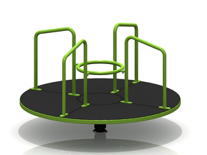 Équipement de terrain de jeu rotatif extérieur de parc d'aventure pour les enfants