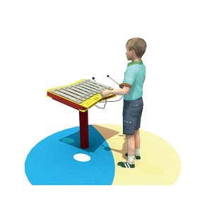 Apprentissage simple des jeux de musique Fournisseur d'équipement de terrain de jeu extérieur Percussion pour parc d'attractions